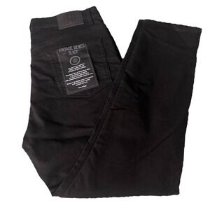 VGB Vintage Genes Black Men's Denim Jeans Black 34W X 32L Slim Fit Stretch New